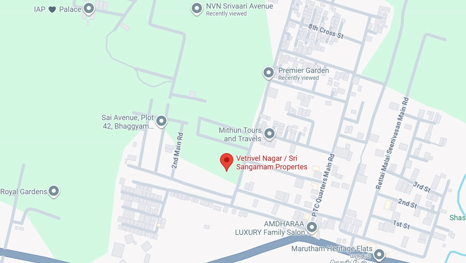 Location of Premier Vetrivelan Nagar in Mudichur, Chennai - Image 325995
