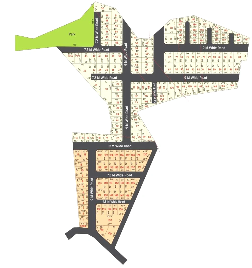 Master Plan of Premier Malliga Garden in Madhavaram, Chennai - Image 326021