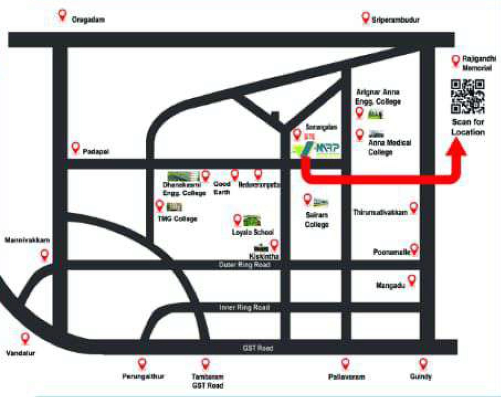 Location of Premier MRP Green Homes in Somangalam, Chennai - Image 326036