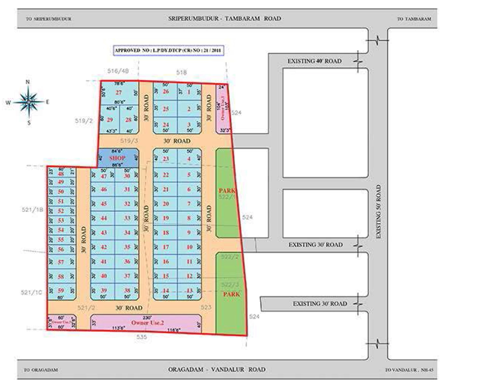 Master Plan of Premier Residency in Tambaram, Chennai - Image 326089
