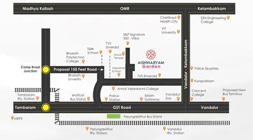 Location of Premier Aishwaryam Garden Phase 1 - Image 326084