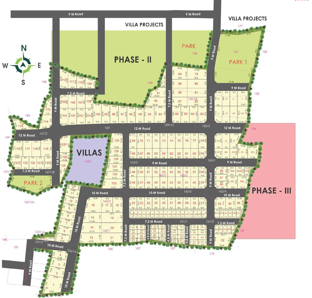 Master Plan of Premier Aishwaryam Garden Phase 1 in Perungalathur, Chennai - Image 326085