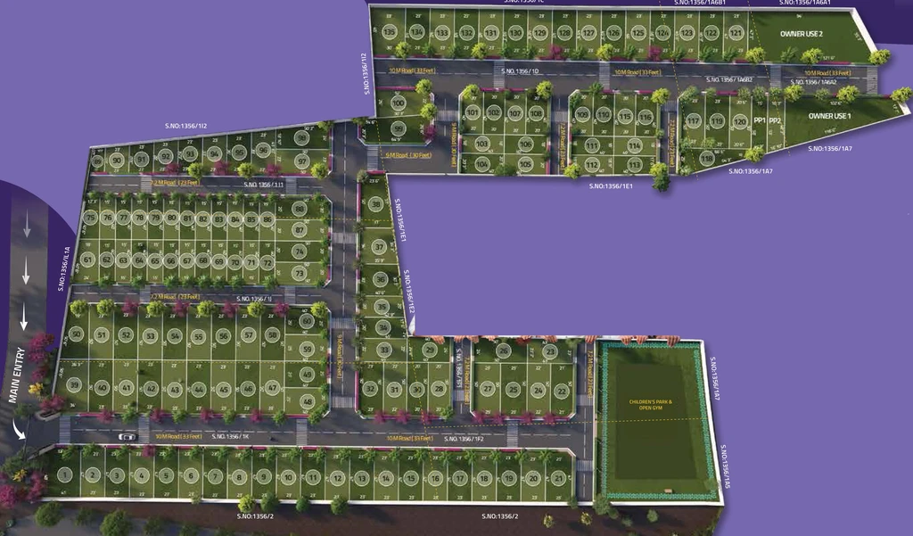 Master Plan of ABI Agni Enclave in Mahabalipuram, Chennai - Image 275001
