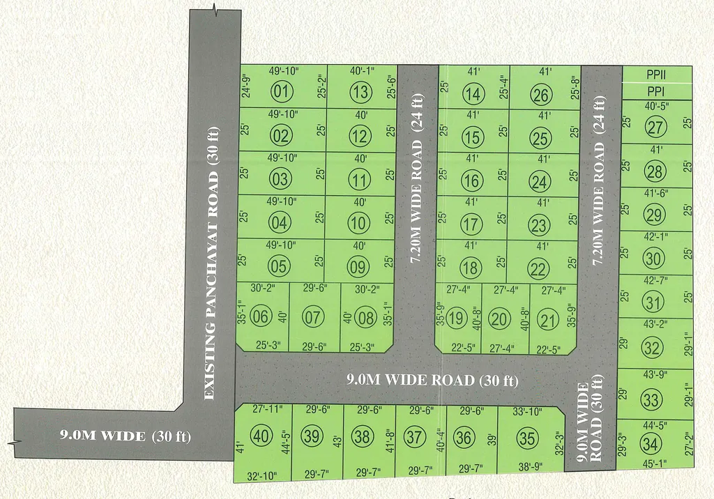 Master Plan of ABIs Kuberan Nagar in Kundrathur, Chennai - Image 321172