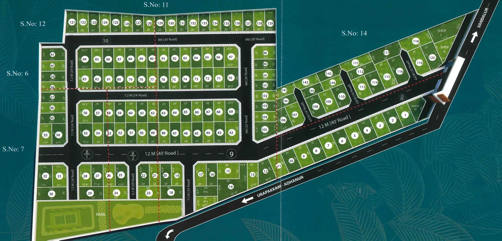 Master Plan of ABIs Monarch in Varadharajapuram, Chennai - Image 321116