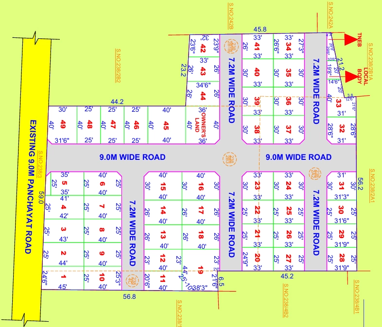 Master Plan of GL Sri Vaari Nagar in Chengalpattu, Chennai - Image 359557