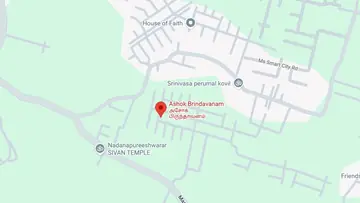 Location of Ashok Brindavanam - Image 358516