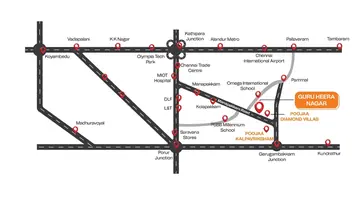 Location of Poojaa Guru Heera Nagar - Image 359616