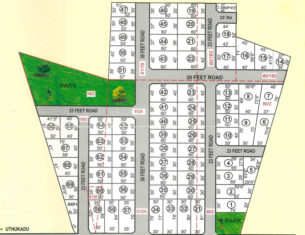 Master Plan of ABI Emerald Avenue in Walajabad, Chennai - Image 321258
