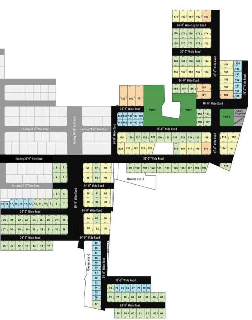 Master Plan of Adityaram Happinest Phase 2 in Thiruporur, Chennai - Image 327406