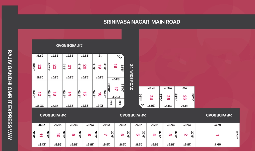 Master Plan of Staar Serasa Avenue in Padur, Chennai - Image 324894