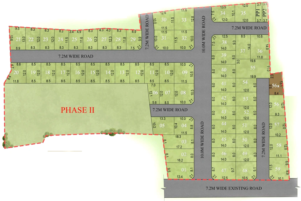 Master Plan of VNR Fortuna in Padur, Chennai - Image 326325