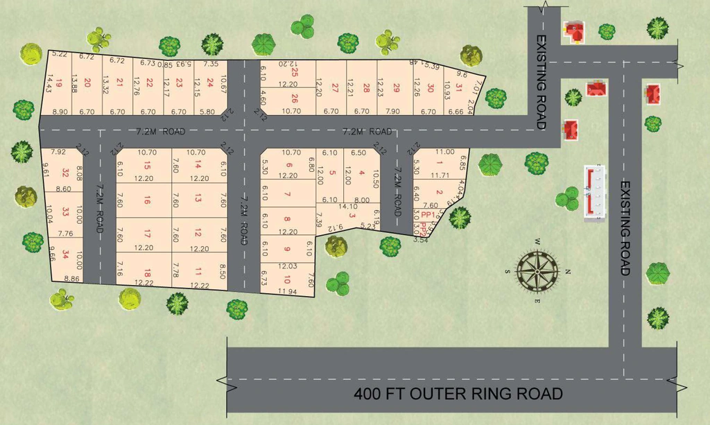 Master Plan of VR Paradise in Poonamallee, Chennai - Image 323369