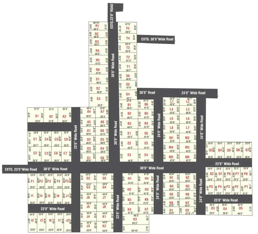 Master Plan of Elite Akash Garden in Kandigai, Chennai - Image 327663