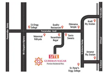 Location of Elite Guberan Nagar - Image 327678