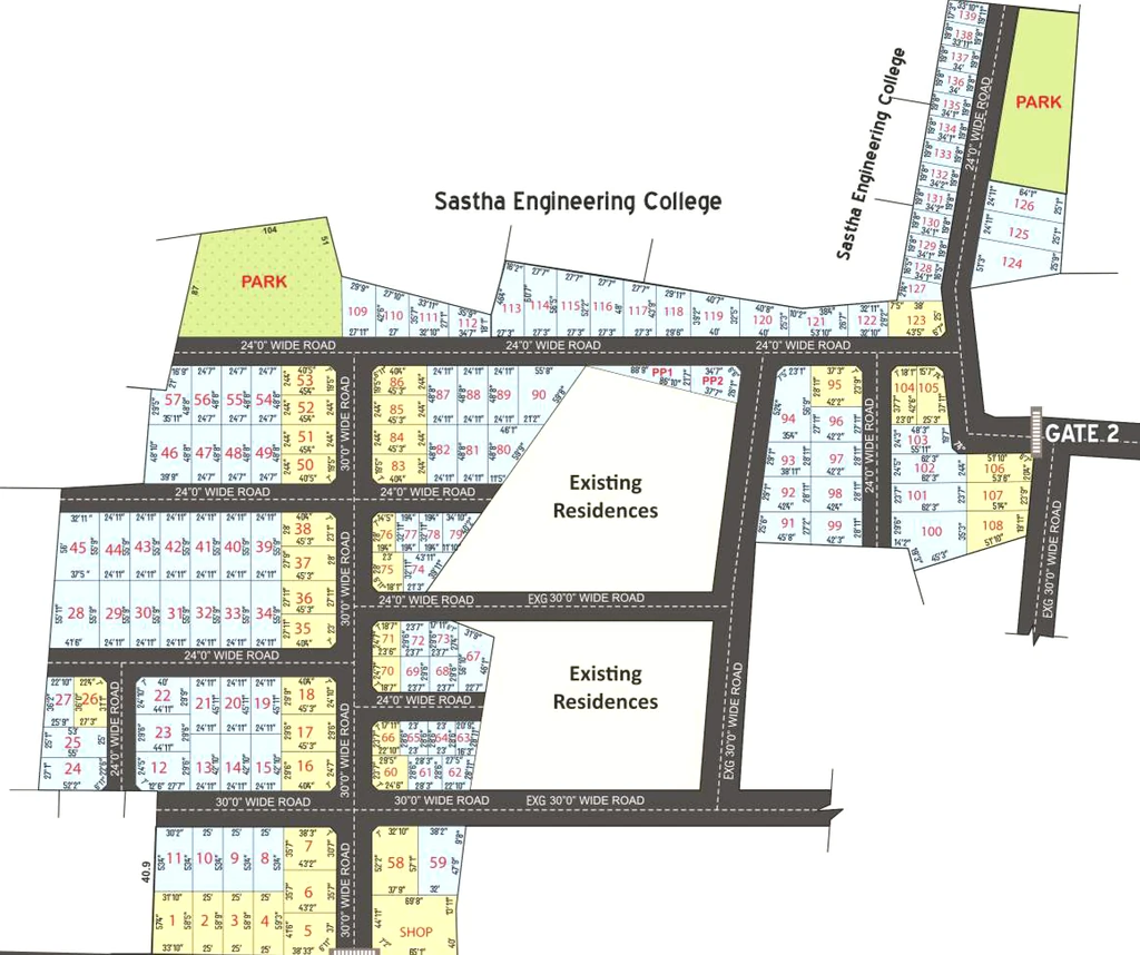 Master Plan of Accord New Town in Poonamallee, Chennai - Image 359722