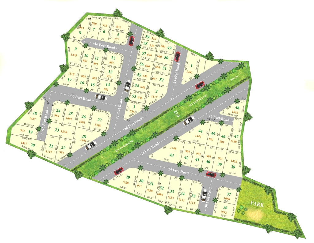 Master Plan of Sameera New Blossom in Thirumazhisai, Chennai - Image 336324