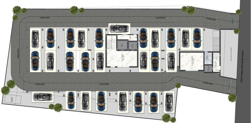 Master Plan of Amudha SSR Pankajam Serenity in Saligramam, Chennai - Image 343060