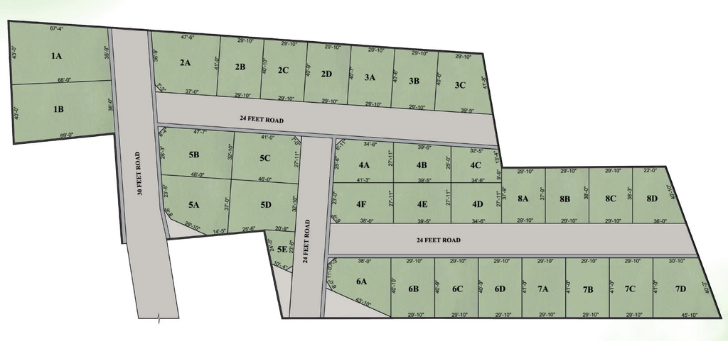 Master Plan of Amudhas Aravindar Enclave in Sithalapakkam, Chennai - Image 328754