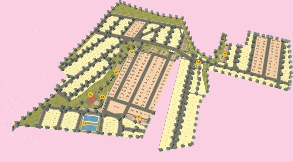 Master Plan of SB Eco Springs in Budigere Cross, Bangalore - Image 359170