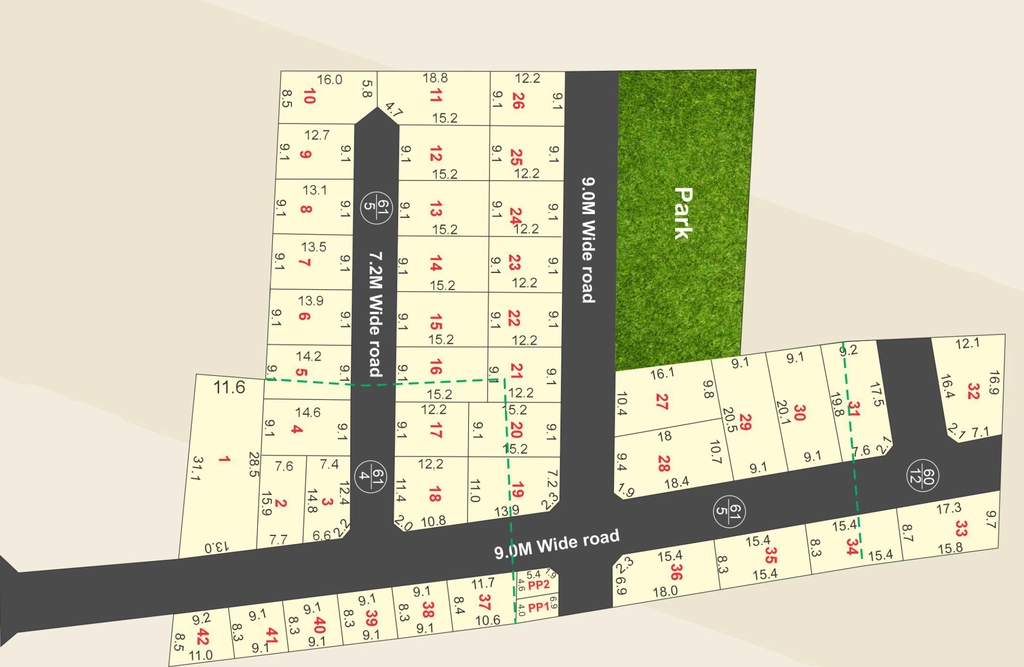 Master Plan of SPD Himaja Gardens in Thiruvallur, Chennai - Image 327904