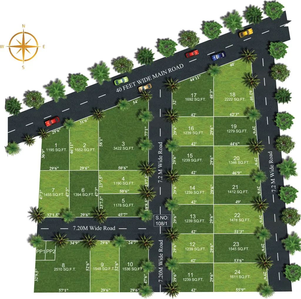 Master Plan of BGR Kings Garden in Ottiambakkam, Chennai - Image 327910