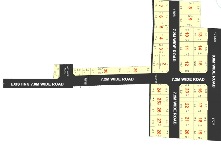 Master Plan of Hitech Bavani Breeze in Vandalur, Chennai - Image 326716