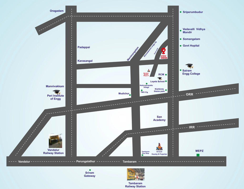 Location of Hitech Garden in Naduveerapattu, Chennai - Image 326728