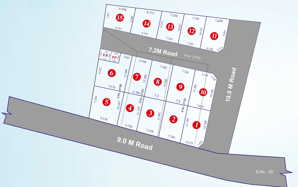 Master Plan of Hitech Garden in Naduveerapattu, Chennai - Image 326736