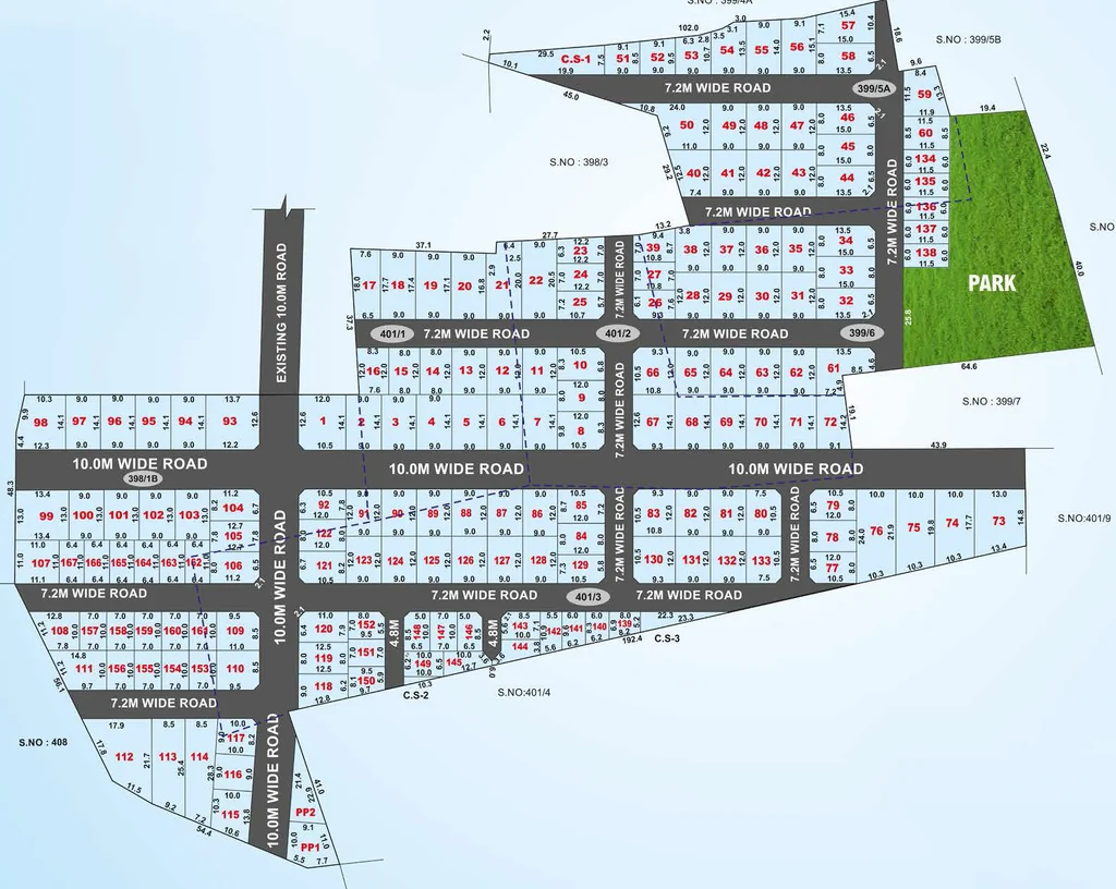 Master Plan of Hitech JJS the Crest in Poonamallee, Chennai - Image 326772