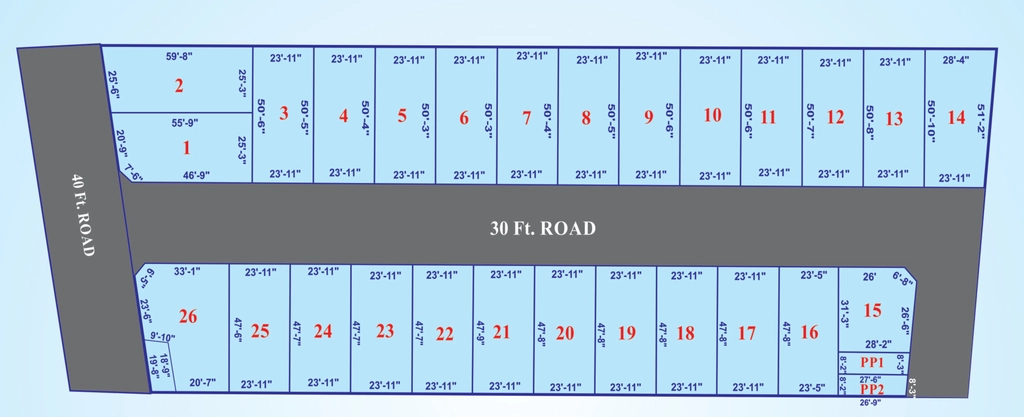 Master Plan of Hitech Orchid Garden in Padappai, Chennai - Image 326806