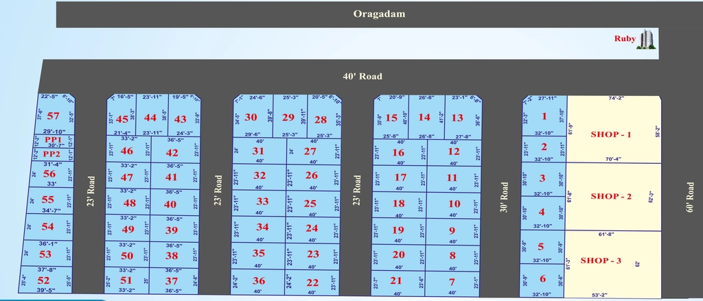 Master Plan of Hitech KBS Garden in Mannivakkam, Chennai - Image 326812