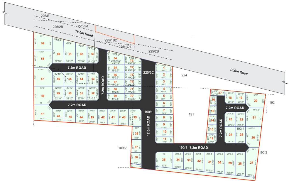 Master Plan of Hitech Darshan Garden Phase 2 in Tambaram, Chennai - Image 326843