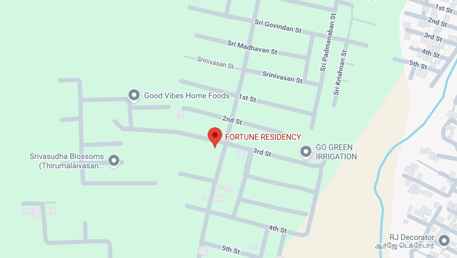 Location of Fortune Residency Phase 2 in Tambaram, Chennai - Image 352568