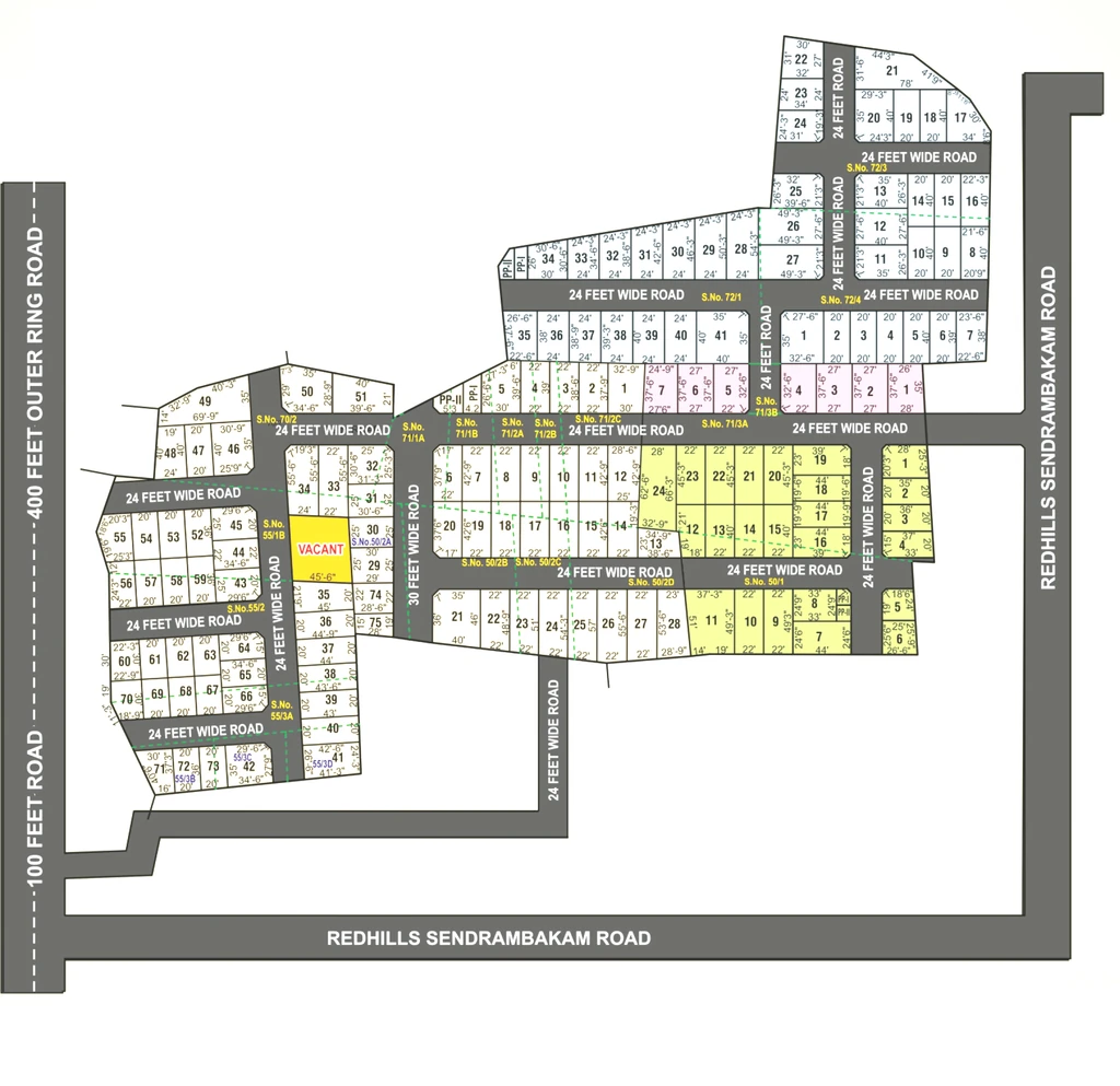 Master Plan of NSC Global City in Madhavaram, Chennai - Image 359220