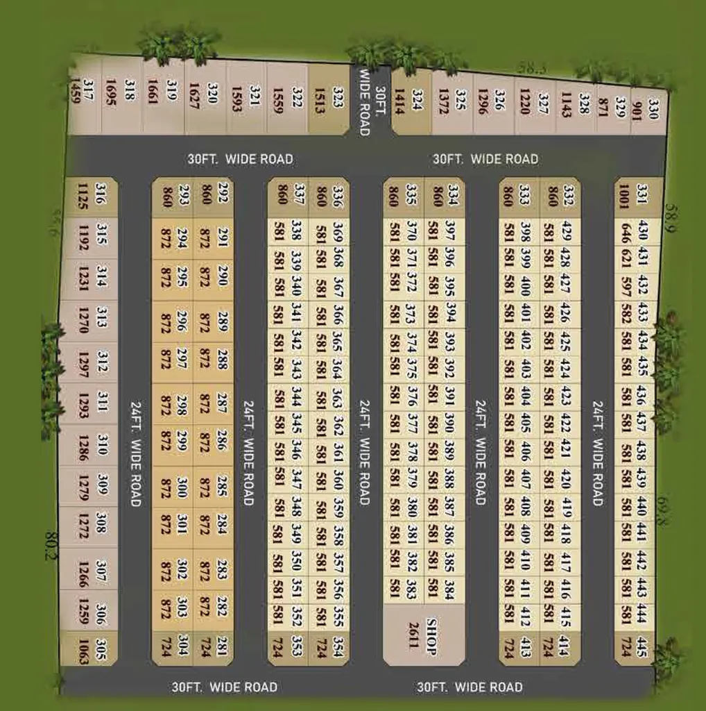 Master Plan of Sameera 117 Garden Town in Poonamallee, Chennai - Image 336383
