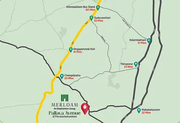 Location of Merloam Pallava Avenues - Image 322477