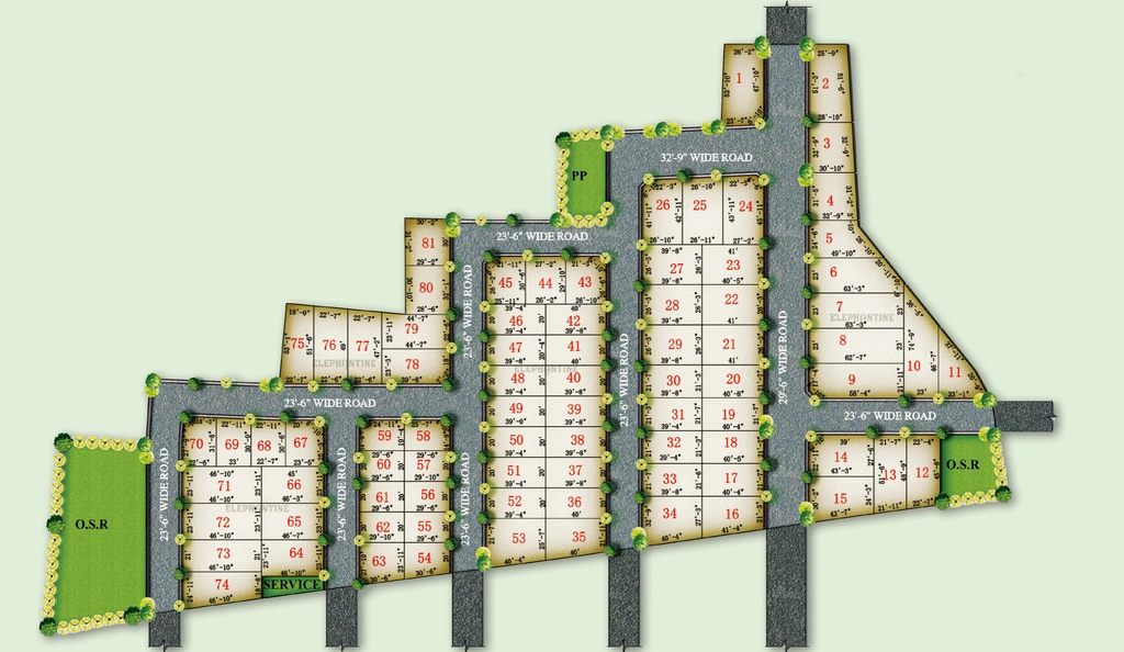 Master Plan of Merloam Pallava Avenues in Tirukazhukundram, Chennai - Image 322478