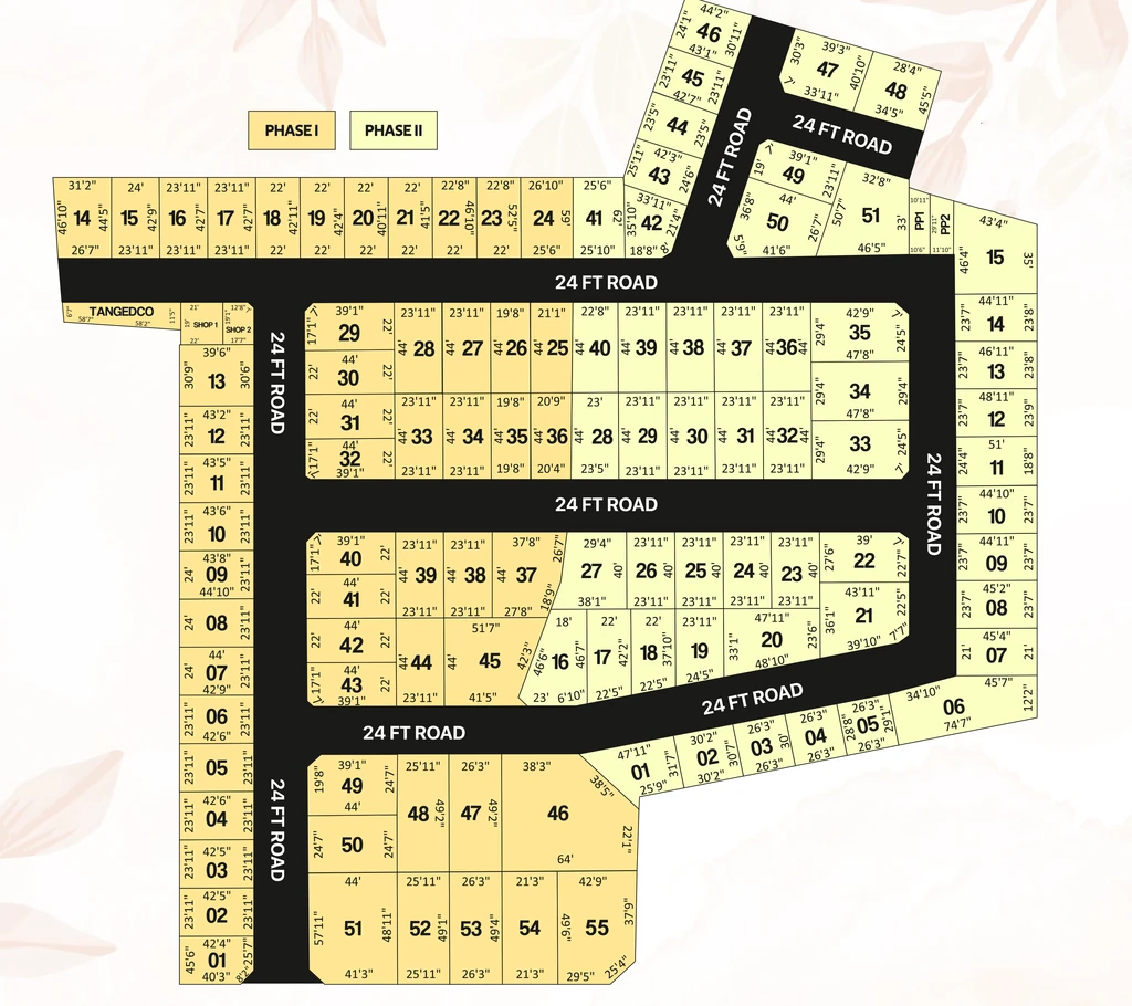 Master Plan of Staar Royal C in Kelambakkam, Chennai - Image 324899