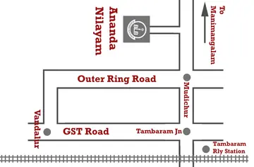 Location of BLB Aanandha Nilayam - Image 326502