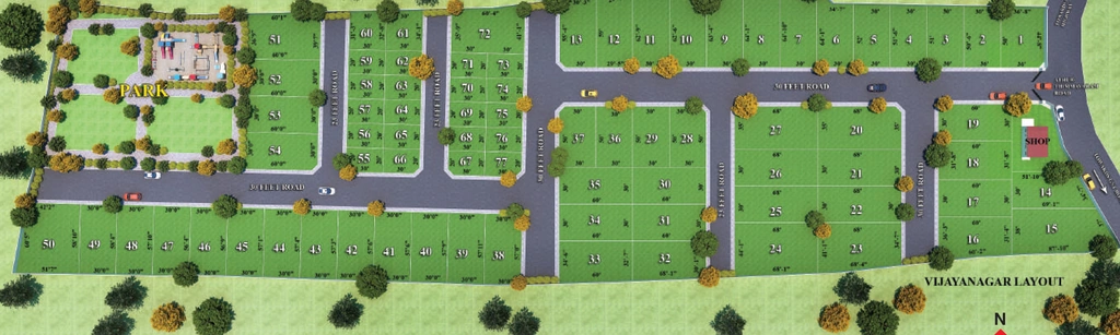 Master Plan of Amaaya Hill View Enclave in Chettipunyam, Chennai - Image 326602