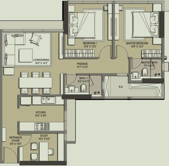 5 BHK Flat in Ahuja Link Park in Malad West, Mumbai - Image 465652