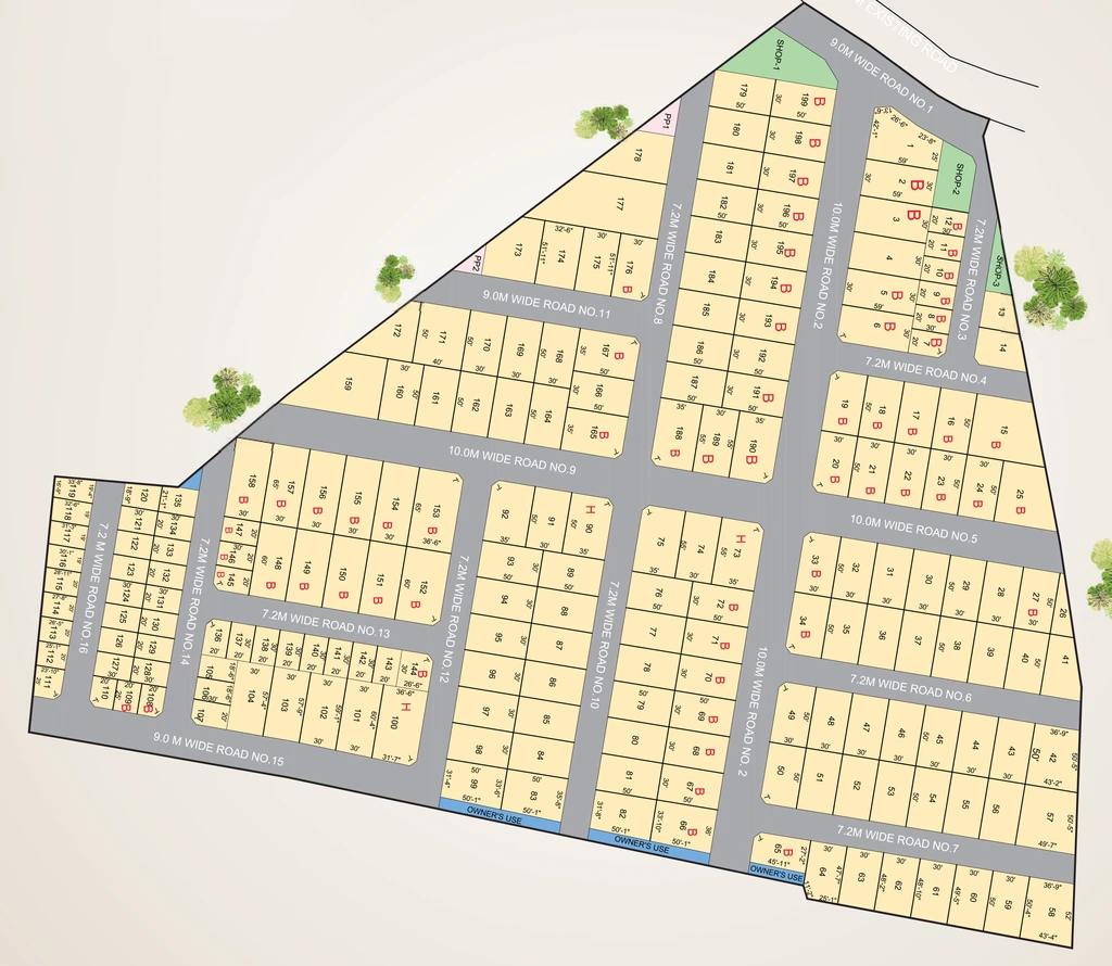 Master Plan of Globus Palladium in Padur, Chennai - Image 326623