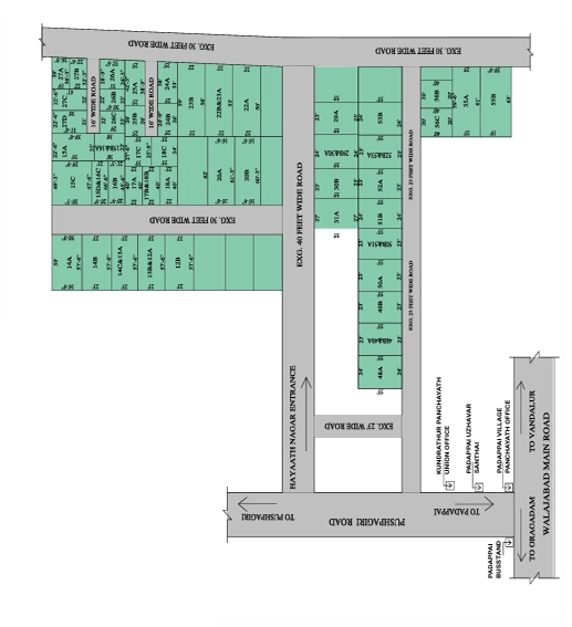 Master Plan of GTK Hayaath Nagar in Padappai, Chennai - Image 320905