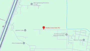Location of GTK Shobha Green Park Phase 3 - Image 320966