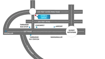 Location of GTK Shobha Empire - Image 320971