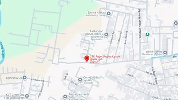 Location of GTK Rubys Shobha Castle - Image 321047