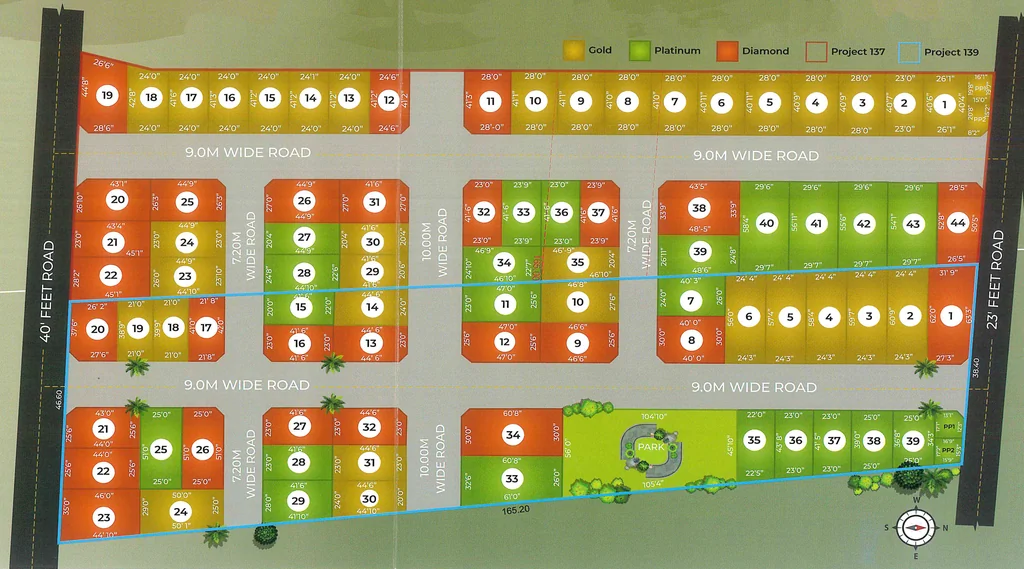 Master Plan of ABIs Asirvad Avenue Extension in Padappai, Chennai - Image 321138