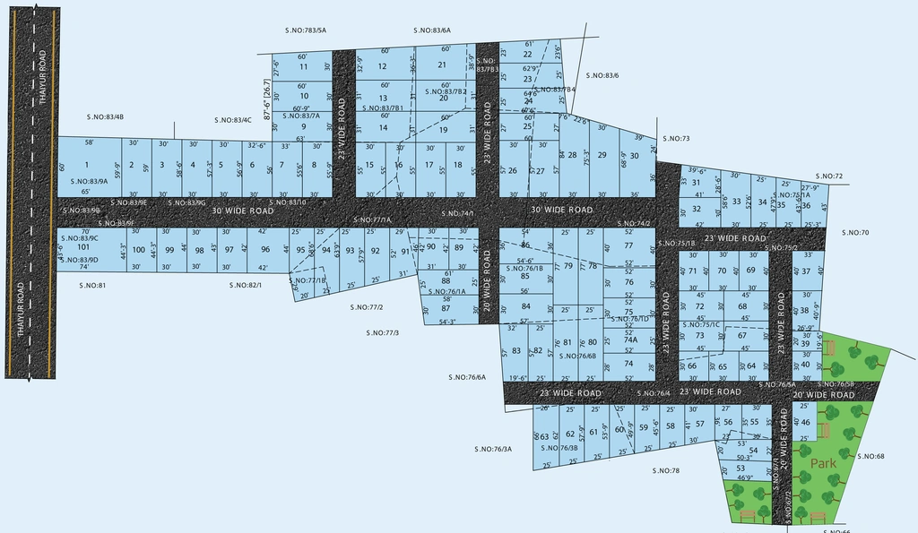 Master Plan of Empire Township in Kelambakkam, Chennai - Image 324960
