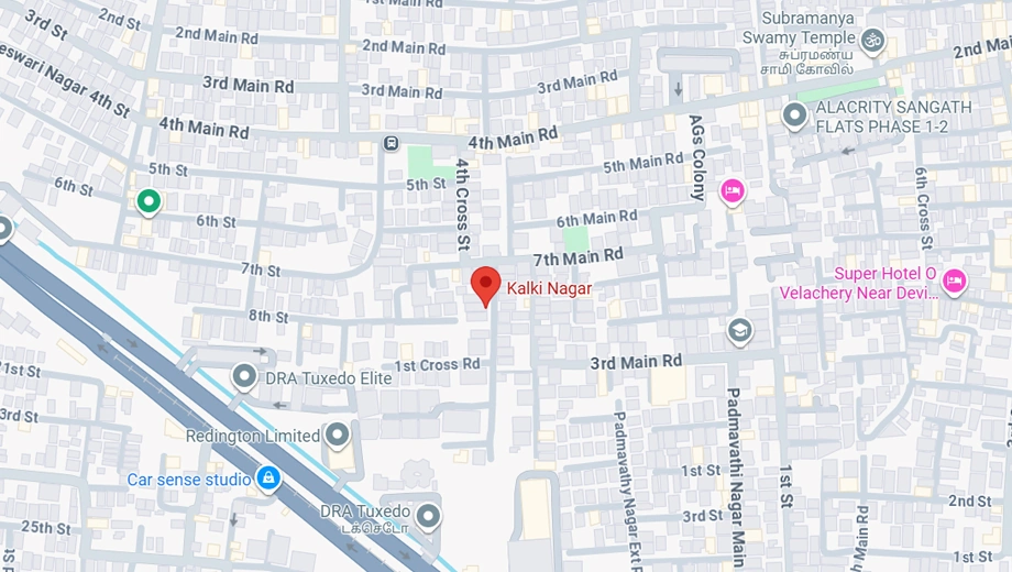 Location of MGP Kalki Nagar in Adambakkam, Chennai - Image 322857